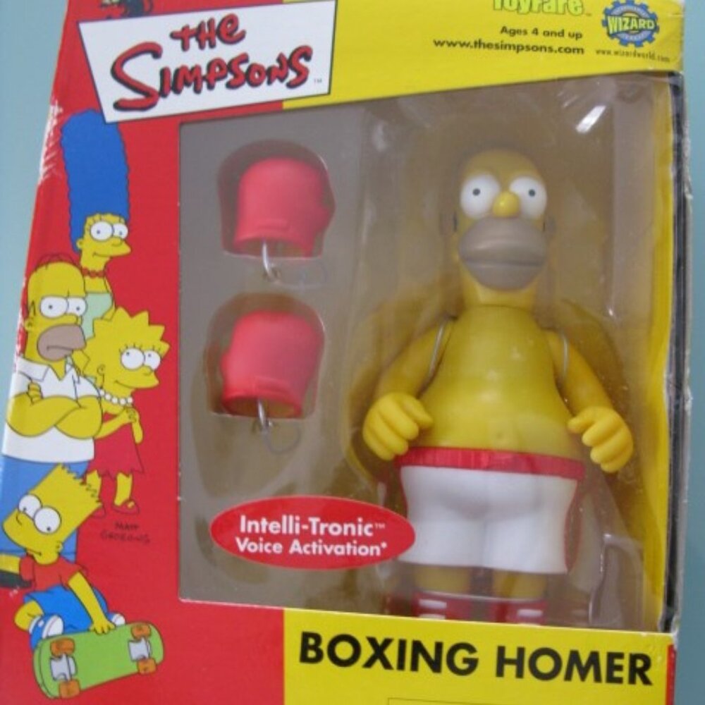 Homer Simpson Boxing Homer from Toyfare Wizard